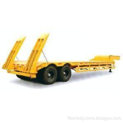 2 Axles Low Bed Semi Trailer/ Low Bed Semi-Trailer